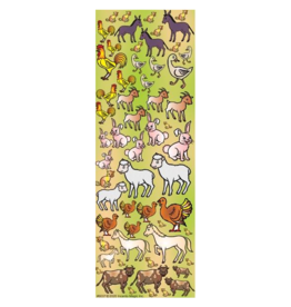 incento magic STICKERS: FARM ANIMALS  DIE-CUT - 6 SHEETS