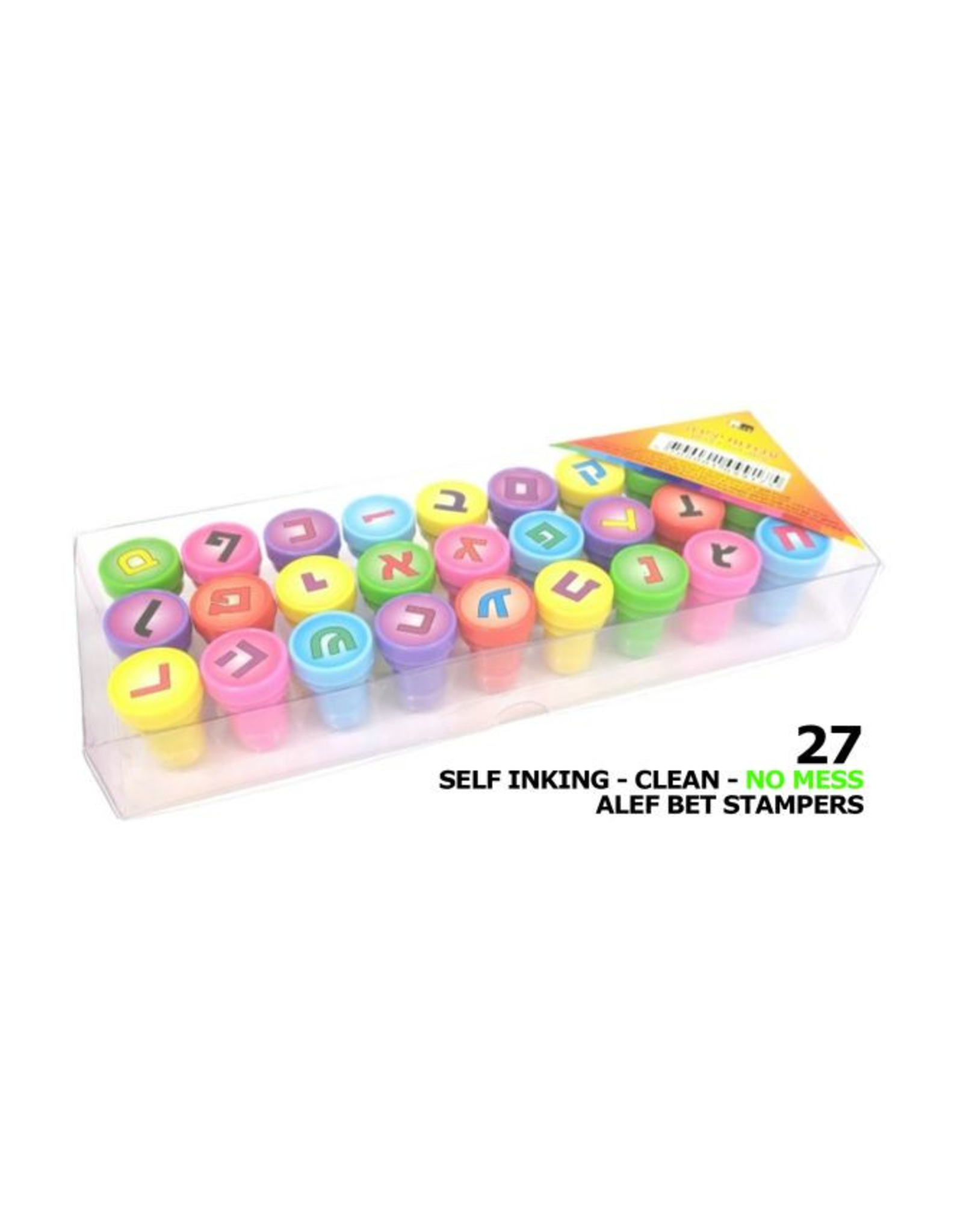 PLASTIC ALEF BEIS STAMP SET