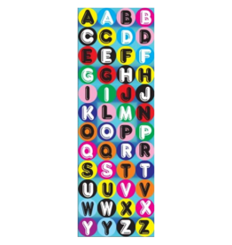 incento magic STICKERS: JUMBO DOTS, ABCs - 6 SHEETS