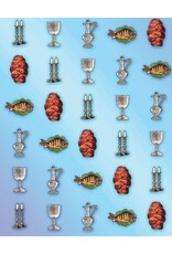 RANENU STICKERS: SHABBOS ASSORTED - 6 SHEETS