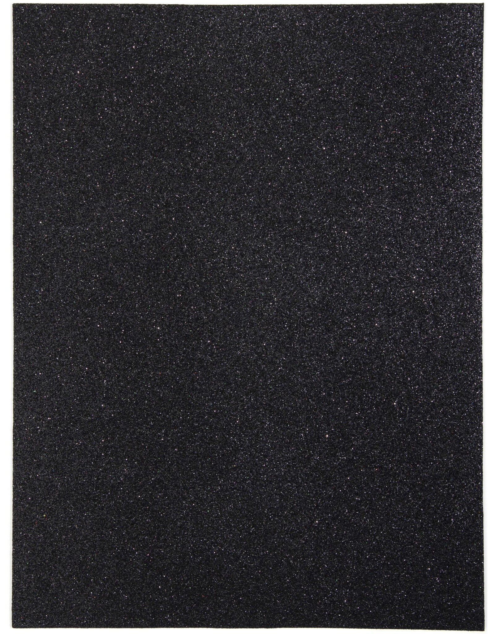 GLITTER FOAM SHEET: 9x12, 2MM BLACK