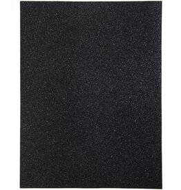 GLITTER FOAM SHEET: 9x12, 2MM BLACK