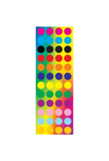 incento magic COLOR CODING STICKER: 15MM,  ROUND ASSORTED COLORS 6 SHEETS