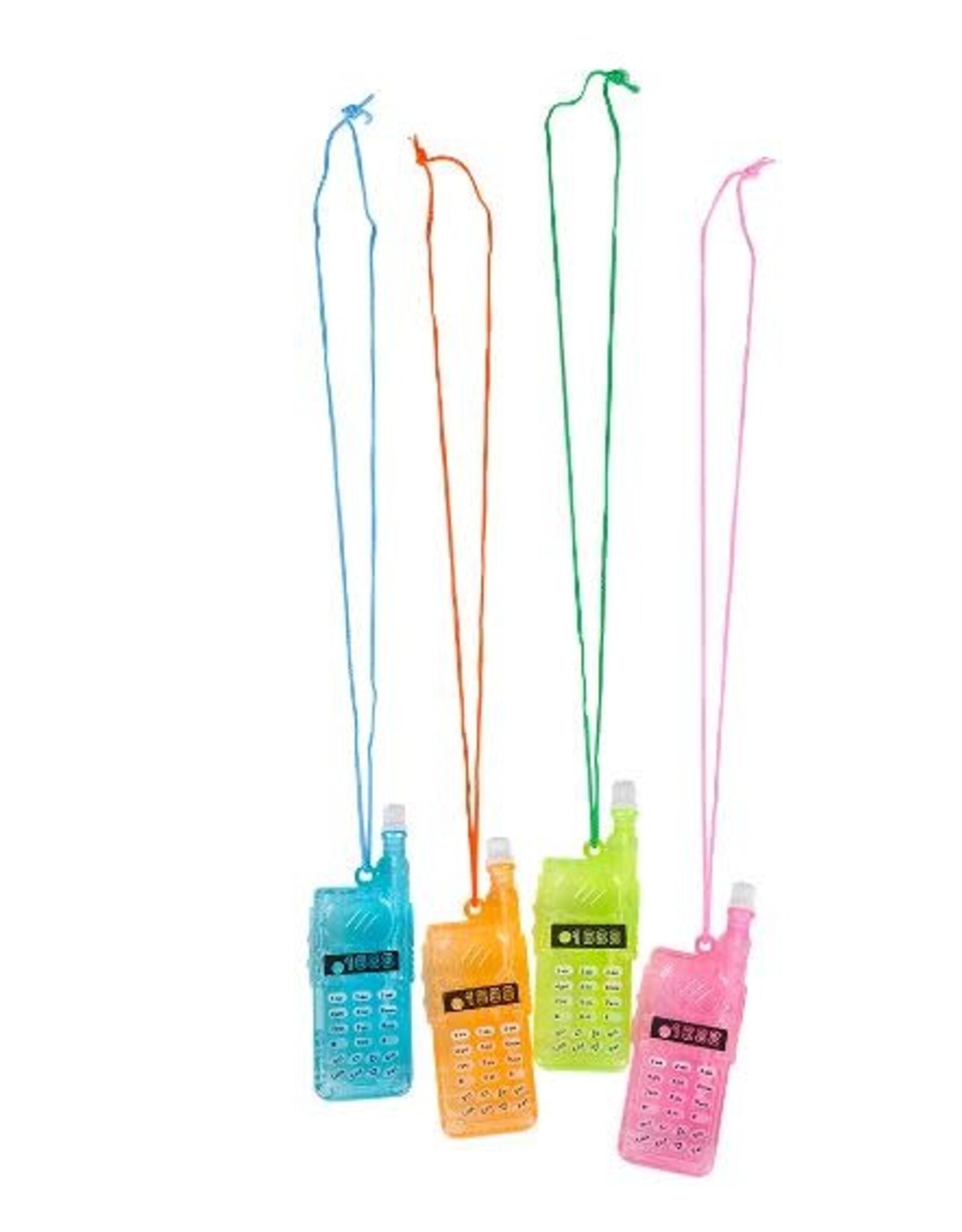 BUBBLES CELL PHONE NECKLACE 12 PACK