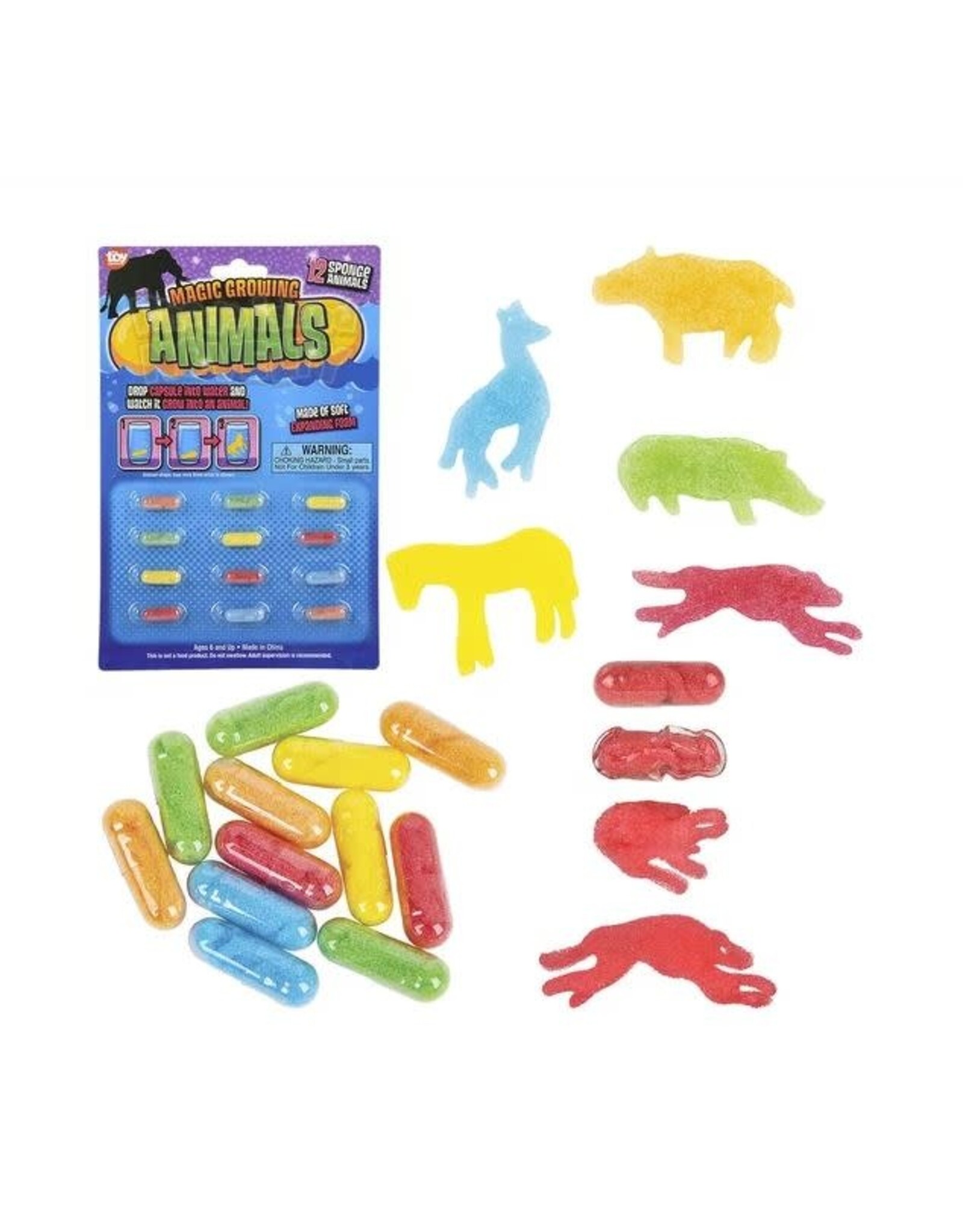 MAGIC GROWING ANIMAL CAPSULES 12 PACK