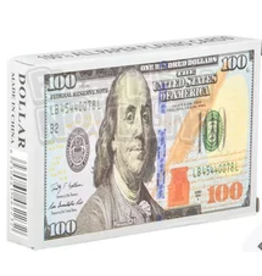 $100 BILL PLAYING CARDS