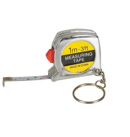 KEYCHAIN: 3' TAPE MEASURE 12 PACK