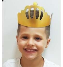 GOLD FOIL CROWNS 18 PC