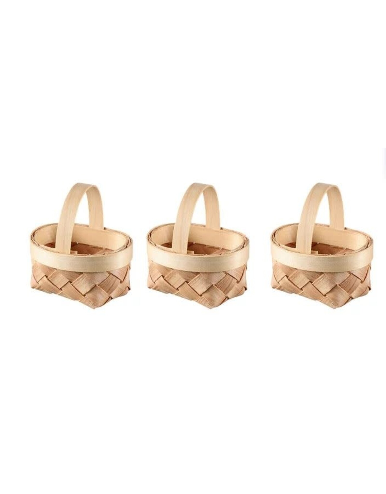 MINI WOVEN BASKET  - 3"X2"X1.3"