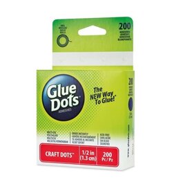 GLUE DOTS: PERMANENT 1/2" 200 PACK