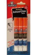 ELMER'S ELMER'S WASHABLE  GLUE PENS -  3 PACK
