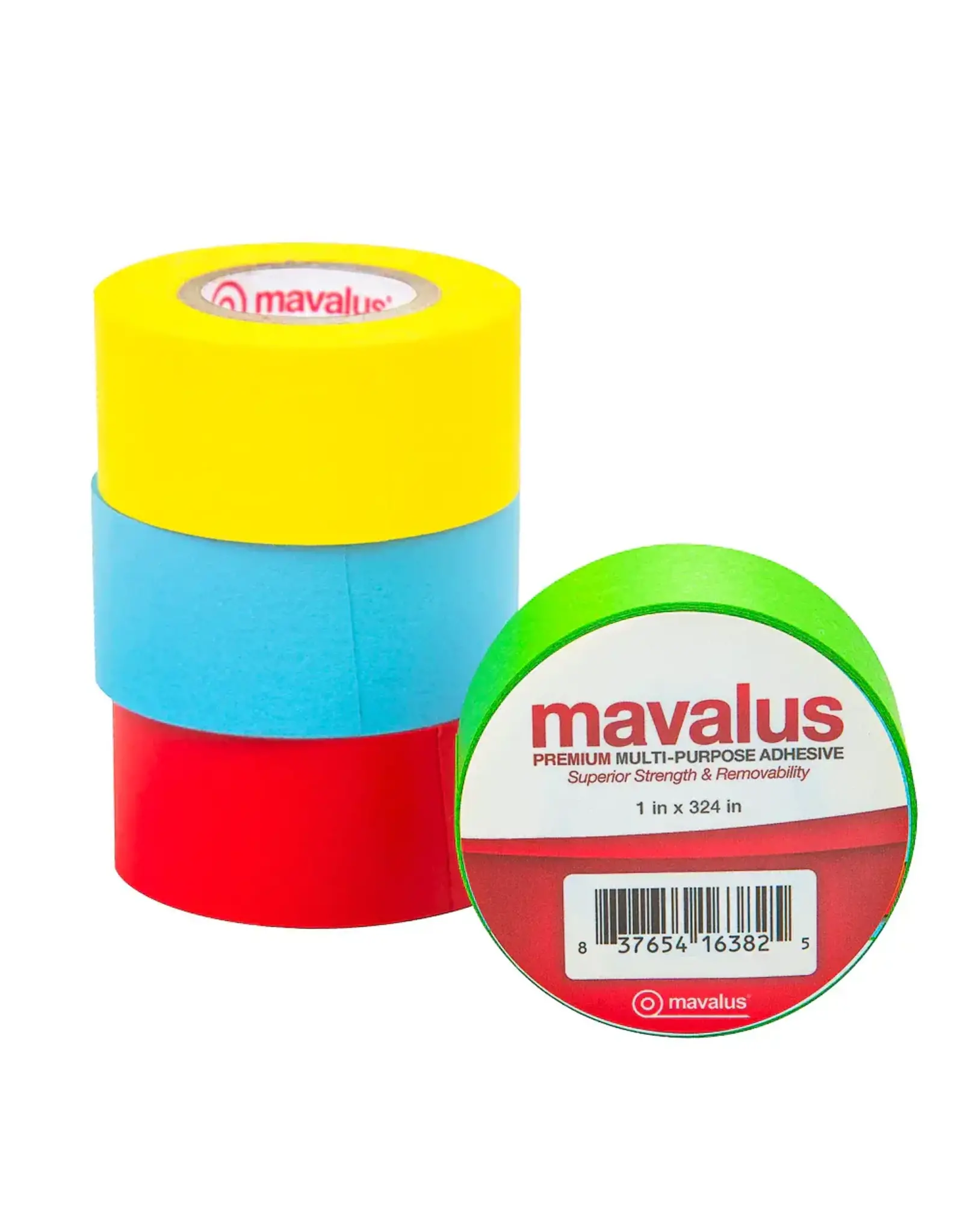 MAVALUS TAPE:  ASSORTED COLORS 1”X324"