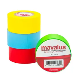 MAVALUS TAPE:  ASSORTED COLORS 1”X324"