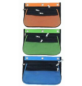 PENCIL POUCH - 3-POCKET - 10.25"X7.25"  EXPANDING