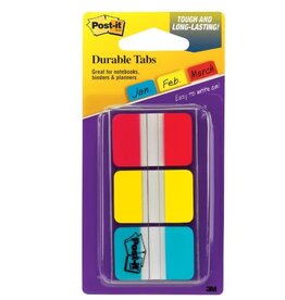POST-IT DURABLE TABS 1"X1.5" - 66 PACK