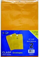 Clasp Envelopes 14"x20" - 2 PACK