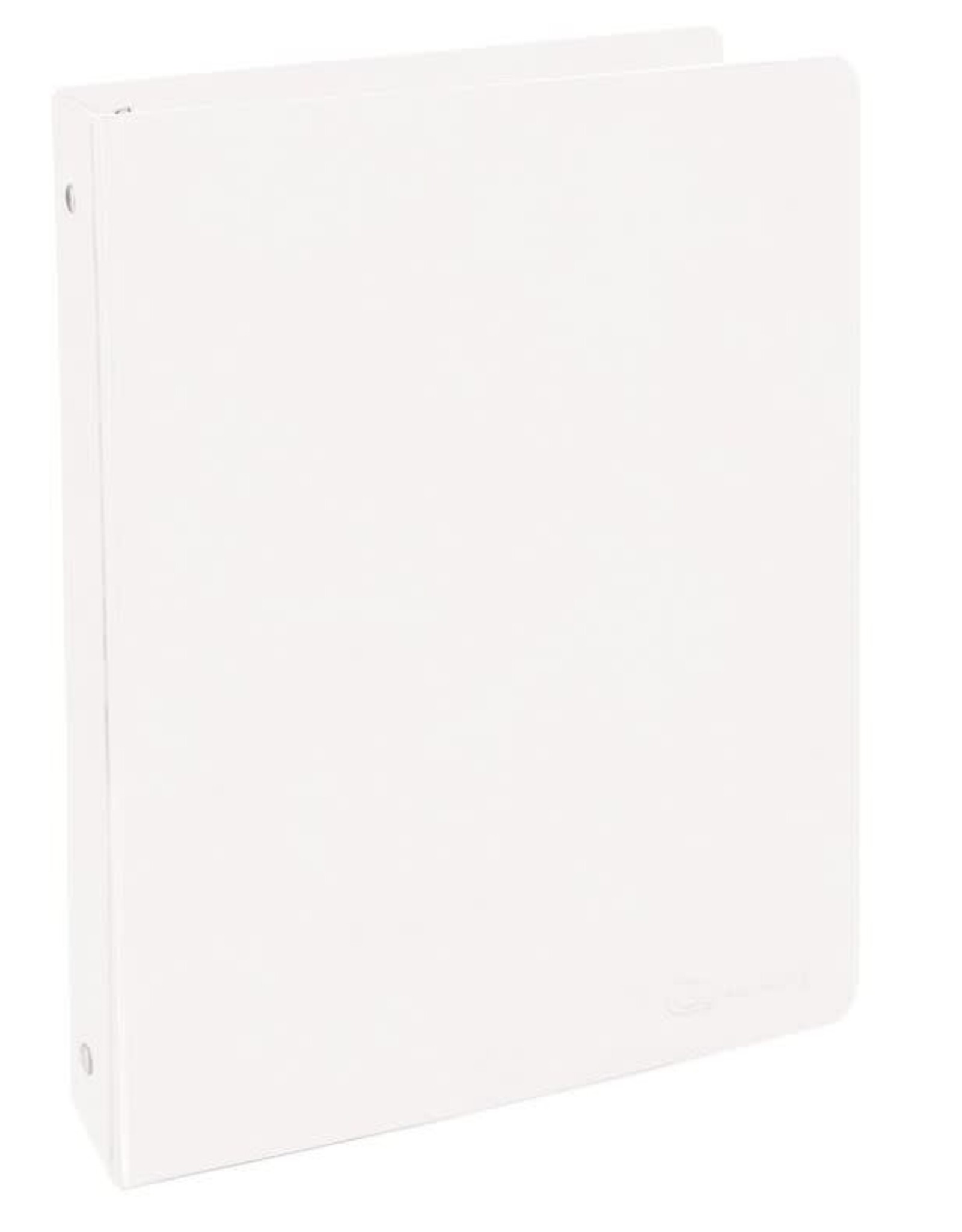 VIEW BINDER: 1" O-RING WITH 2 POCKETS - WHITE