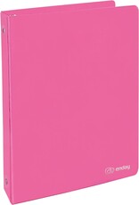 VIEW BINDER: 1" O-RING WITH 2 POCKETS - PINK