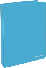 VIEW BINDER: 1" O-RING WITH 2 POCKETS - BLUE