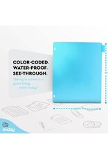 3 RING BINDER DIVIDERS  WITH 5 COLORFUL TABS