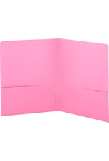 POLY FOLDER: 2 POCKET - PINK POLY FOLDER: 2 POCKET - PINK