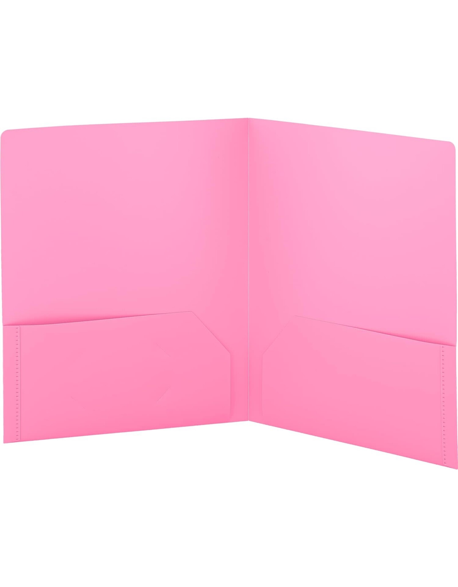 POLY FOLDER: 2 POCKET - PINK