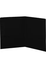 POLY FOLDER: 2 POCKET - BLACK POLY FOLDER: 2 POCKET - BLACK
