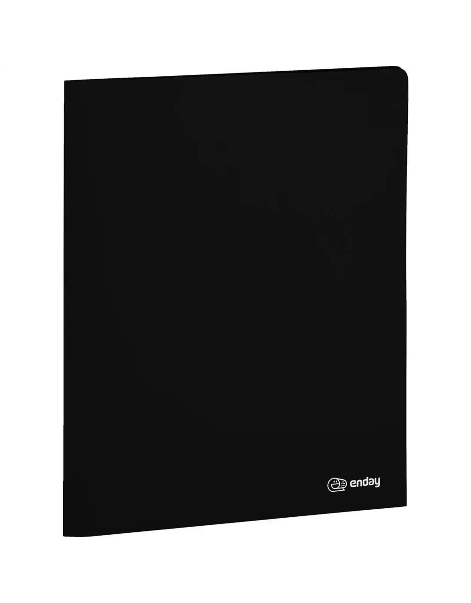 POLY FOLDER: 2 POCKET - BLACK