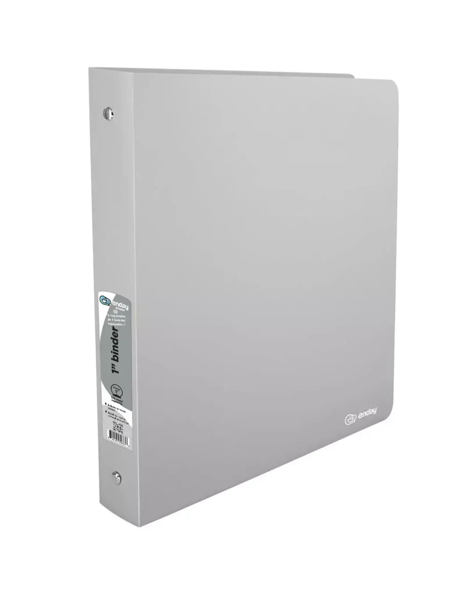 POLY FLEX BINDER: 1" O-RING  - GRAY