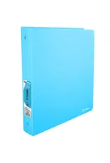 POLY FLEX BINDER: 1" O-RING  - BLUE