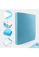 POLY FLEX BINDER: 1" O-RING  - BLUE