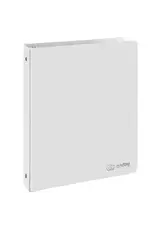 VIEW BINDER: 1.5" O-RING WITH 2 POCKETS - WHITE