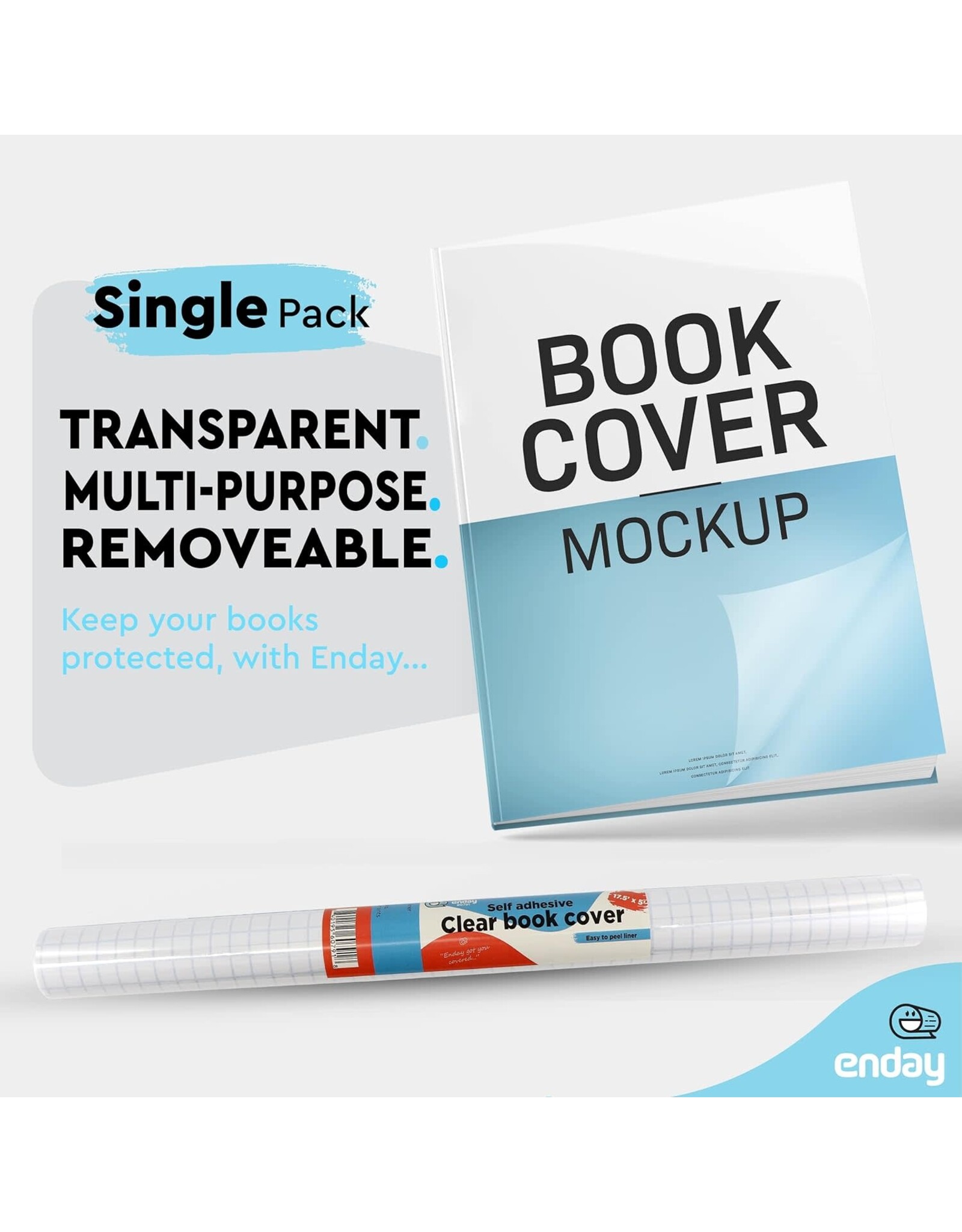 CONTACT PAPER: CLEAR 17.5" x 9 FEET