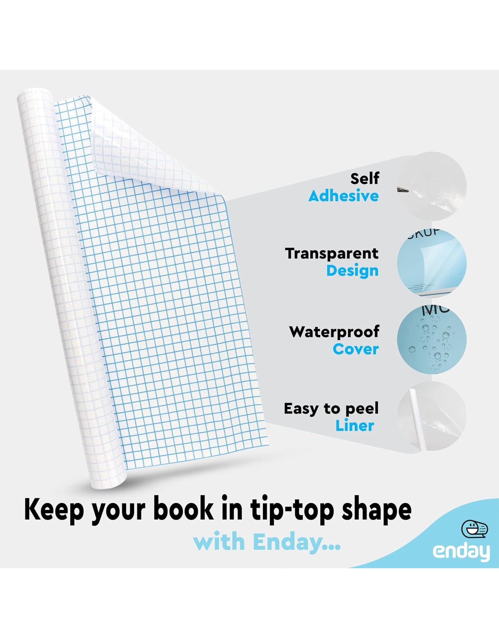 CONTACT PAPER: CLEAR 17.5" x 9 FEET