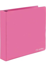 VIEW BINDER: 2" O-RING WITH 2 POCKETS - PINK