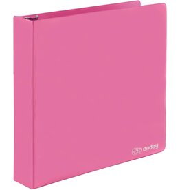 VIEW BINDER: 2" O-RING WITH 2 POCKETS - PINK