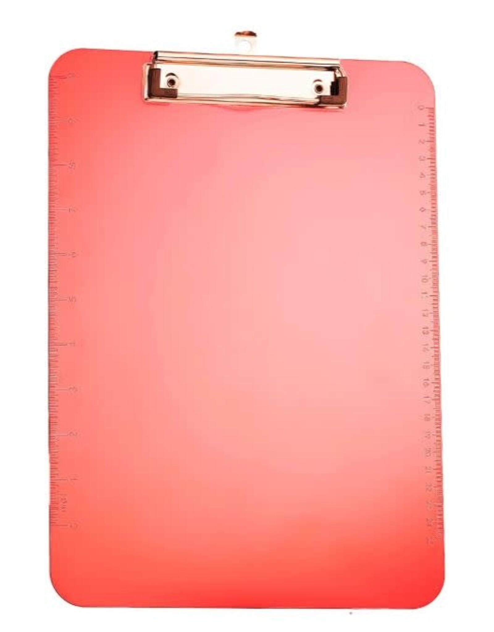 PLASTIC CLIPBOARD 9"X12" - RED