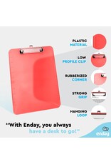 PLASTIC CLIPBOARD 9"X12" - RED