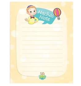 NACHAS NOTE -  BOYS ENGLISH  4.25" X 5.50" 25 SHEETS