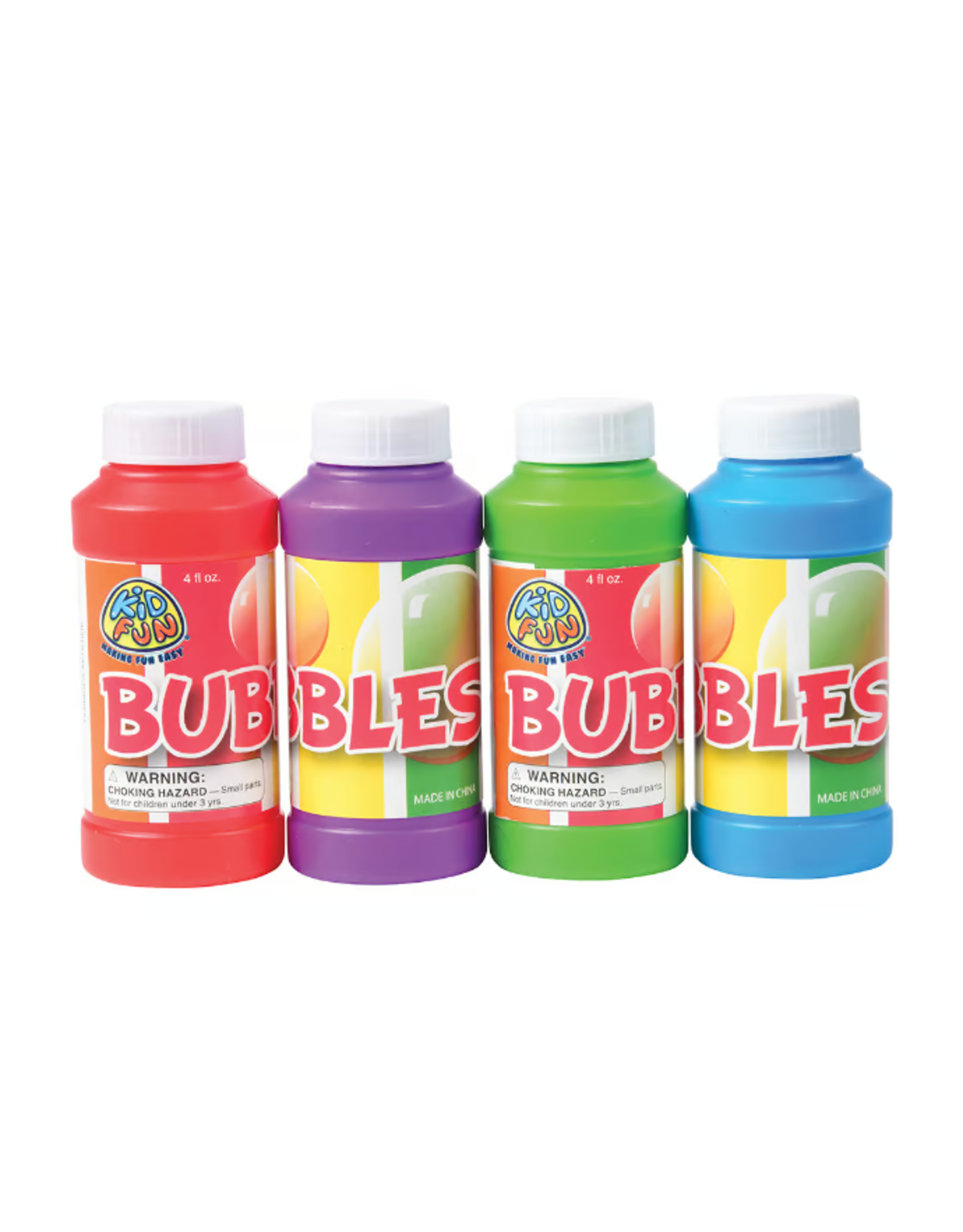 BUBBLES - 4OZ Bottles Pckg/12