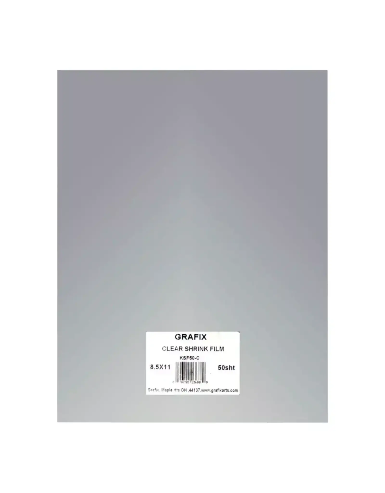SHRINK FILM CLEAR 8.5x11 - 50 PACK