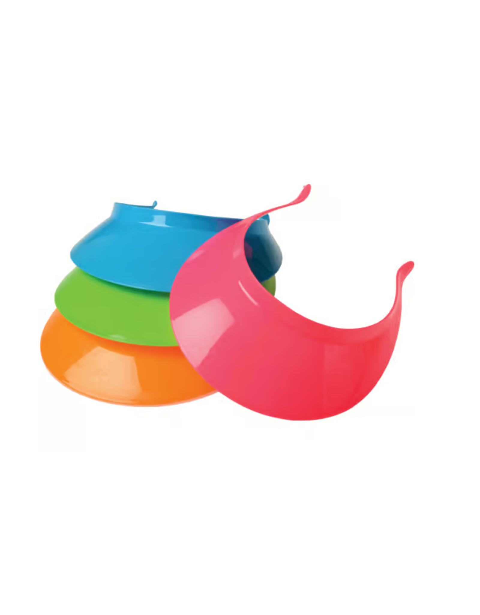 NEON PLASTIC VISORS 12/PKG