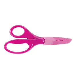 FISKARS CHILD 5" SCISSORS POINTY TIP WITH ERASER SHEATH - PINK