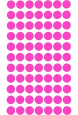 COLOR CODING STICKER : ROUND PINK 1/2" 32 SHEETS