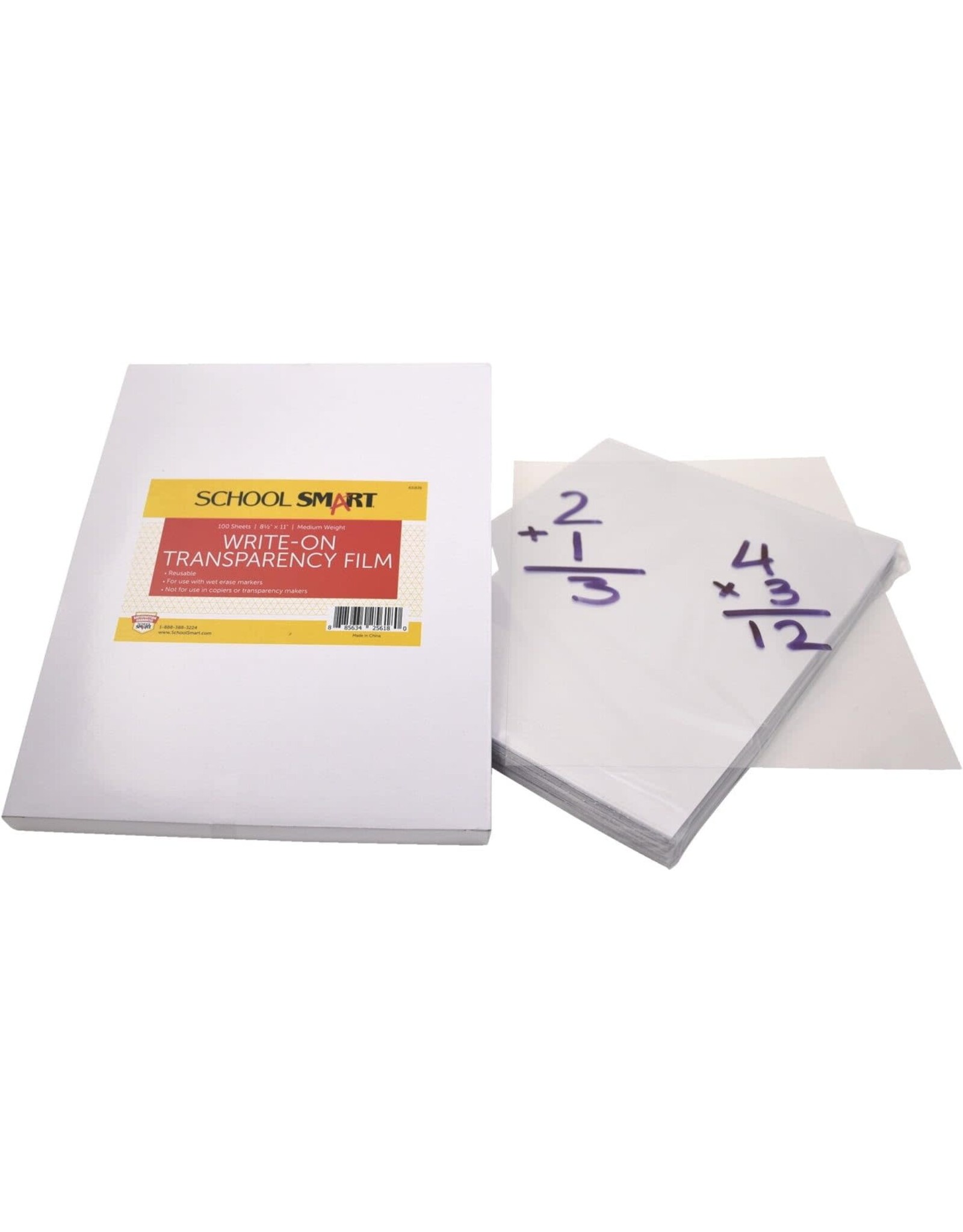 TRANSPARENCY FILM: COVER STOCK 100 PACK