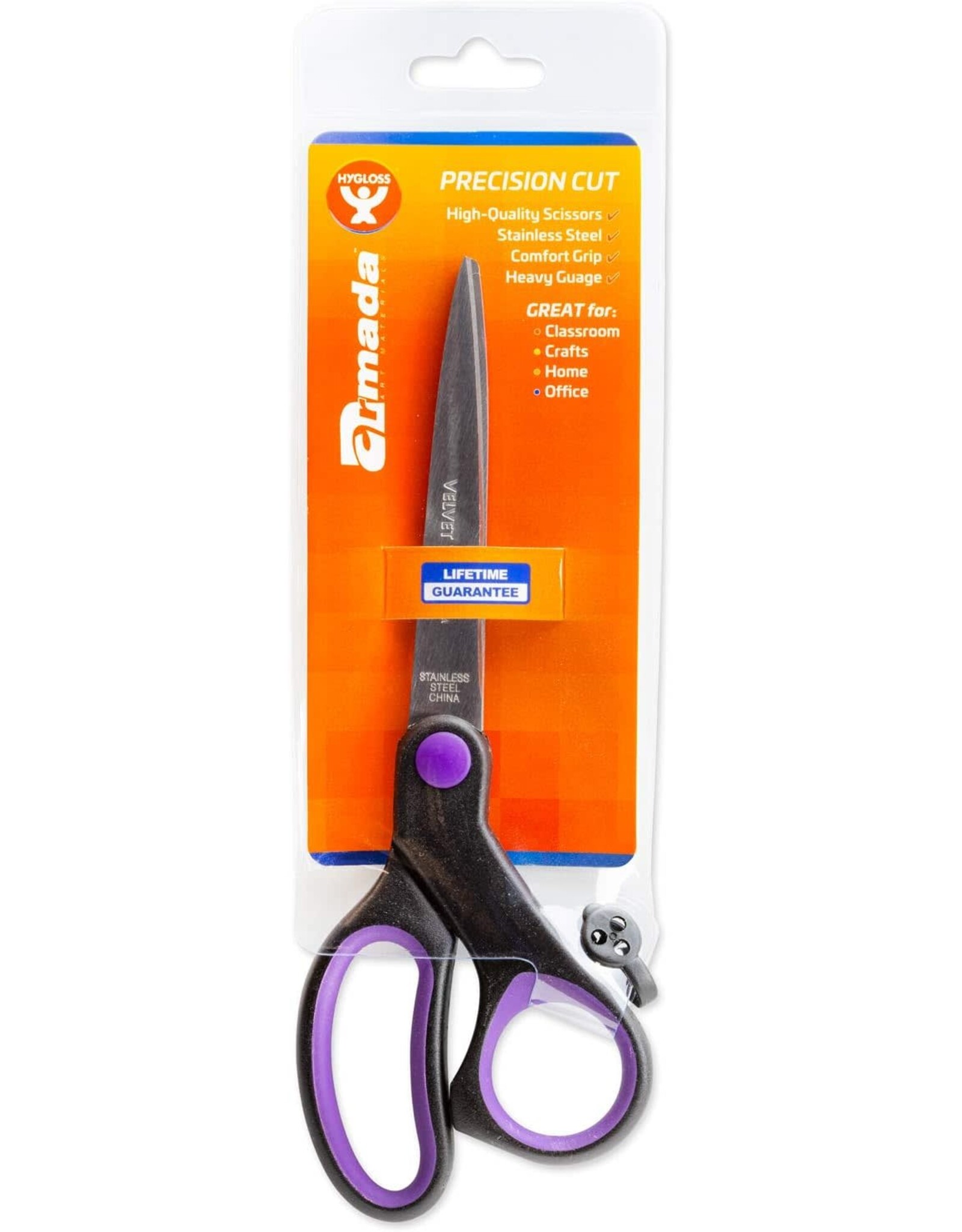 SCISSORS - ADULT 8" VELVET TOUCH