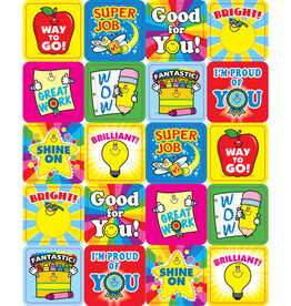 Carson-Dellosa MOTIVATIONAL STICKER - WINNING WORDS 1"x1" - 120 PACK