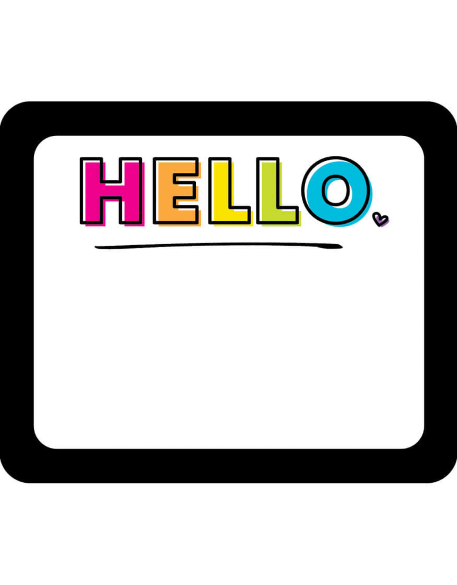 NAME TAG: KIND VIBES 3"X2.5" - 40 PACK