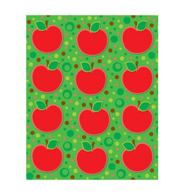 STICKERS: RED APPLES - 72 PACK