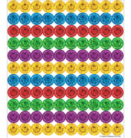 Carson-Dellosa DAZZLE CHART SEALS: SMILE FACE - 440 PACK